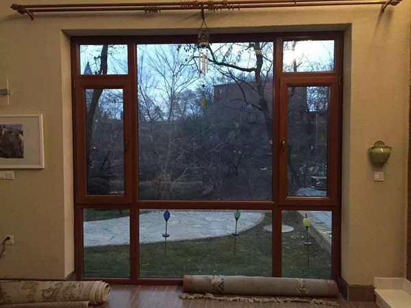 铝包木窗
